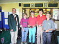 Team Runners Up Tieran Madgwick, George Carroll, James Fowler & Callum Ward.